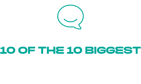 10 of the 10 largest contact centers in Brazil use Khomp