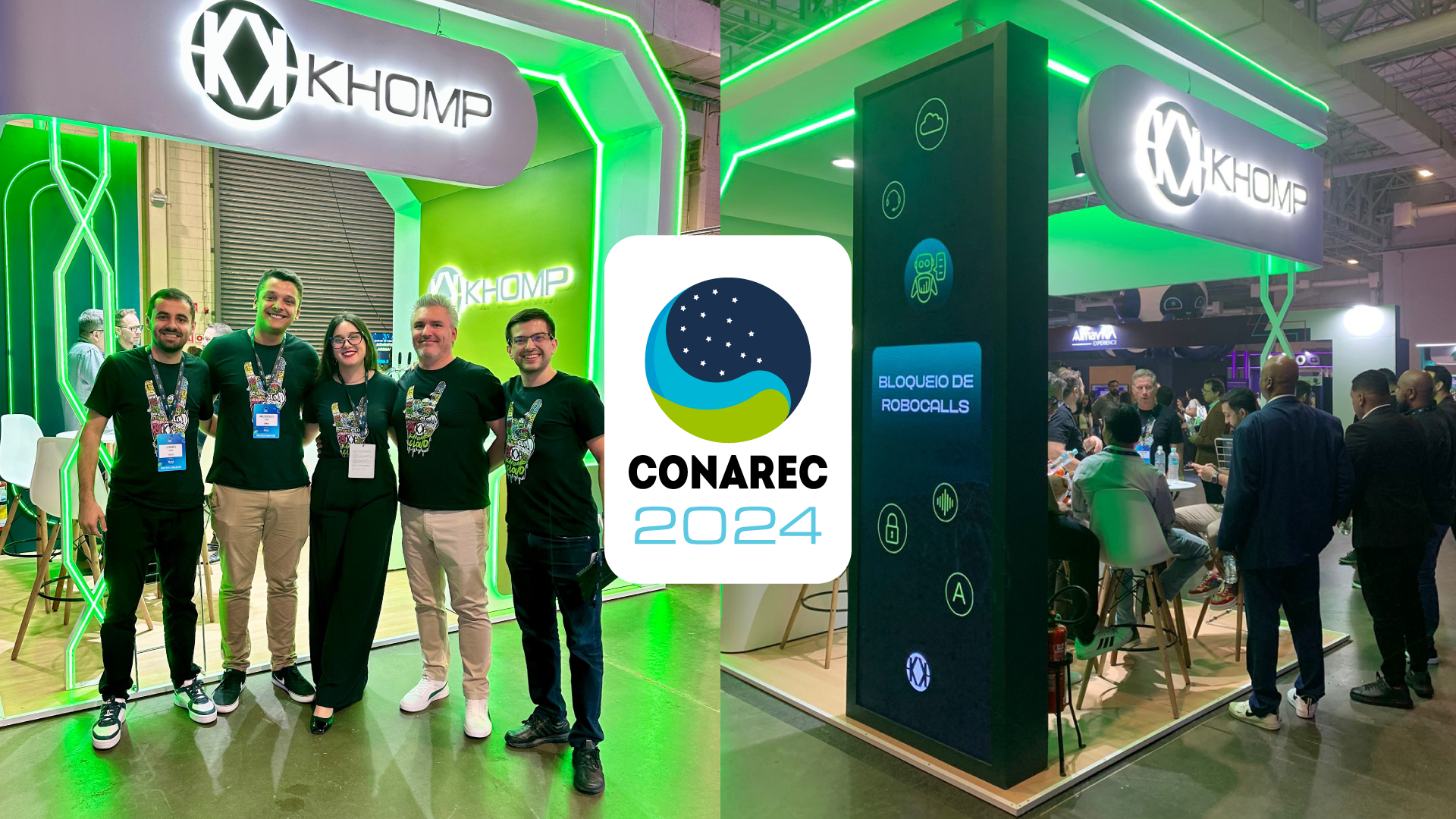 Khomp marca presença na CONAREC 2024, o maior evento de CX do mundo